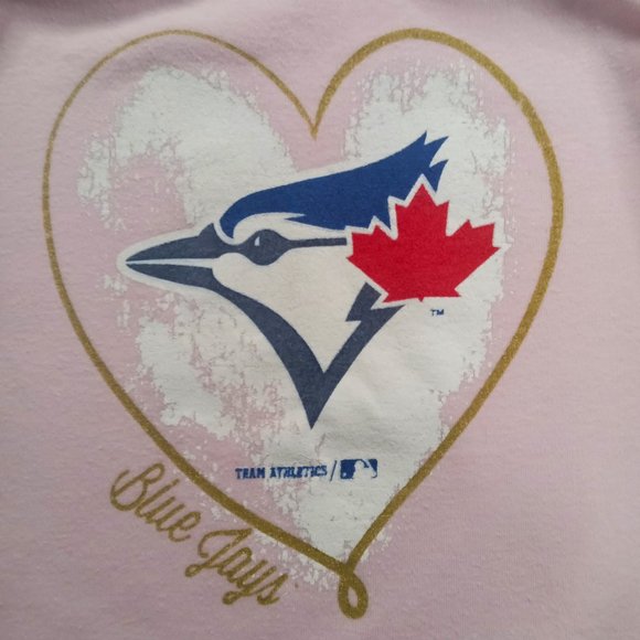 Toronto Blue Jays Team Logo Pink T-Shirt Size US 24M - Picture 3 of 5